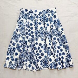 Floral Knee Length Skirt